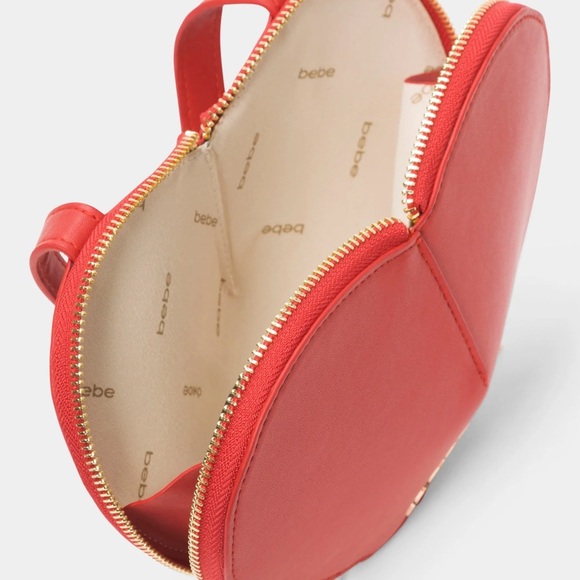 Bebe Red Heart-Shaped Women's Bag - Picture 6 of 6